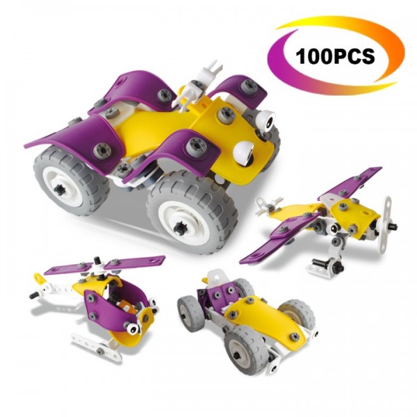 CARLORBO 4 in 1 Building Toys Set - Building Block...